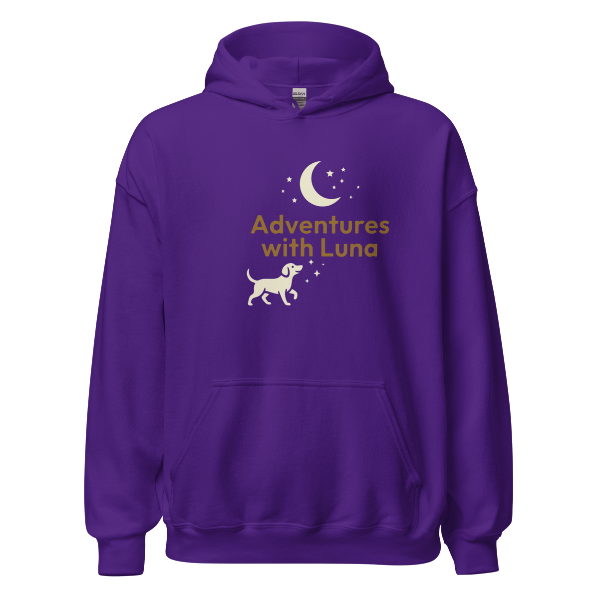 Night Walkies Unisex Hoodie - Adventures With Luna