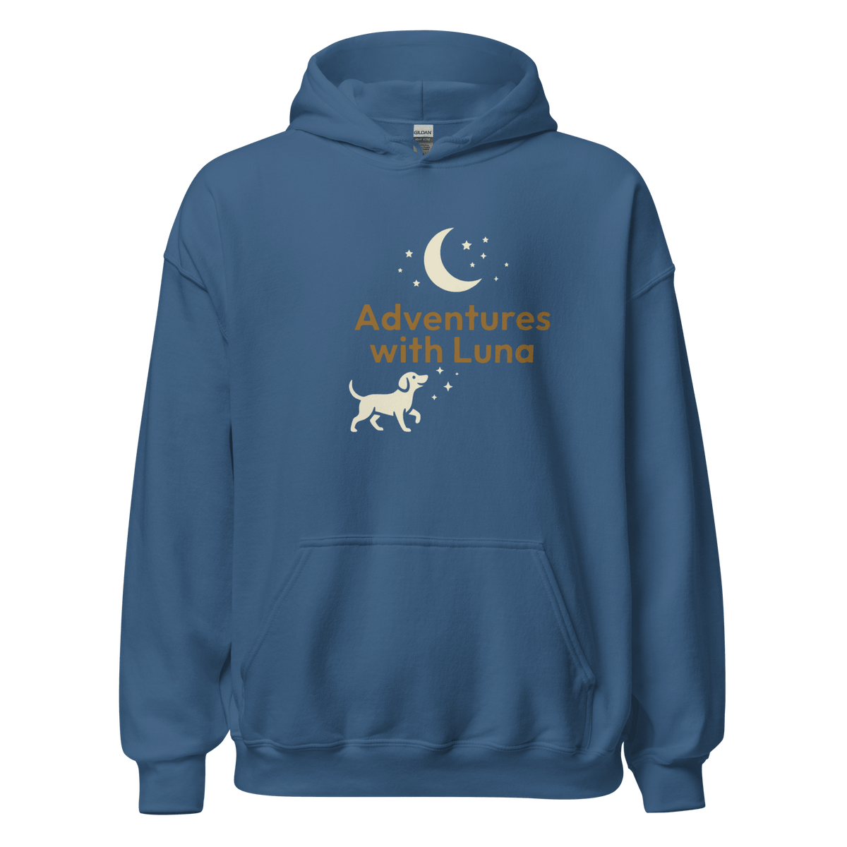 Night Walkies Unisex Hoodie - Adventures With Luna
