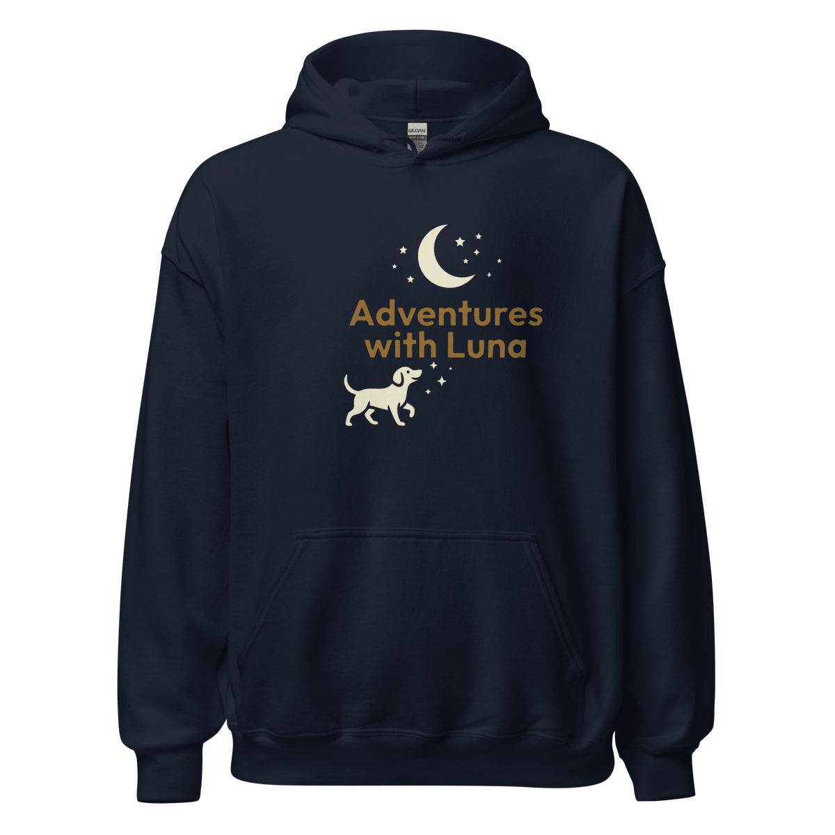 Night Walkies Unisex Hoodie - Adventures With Luna