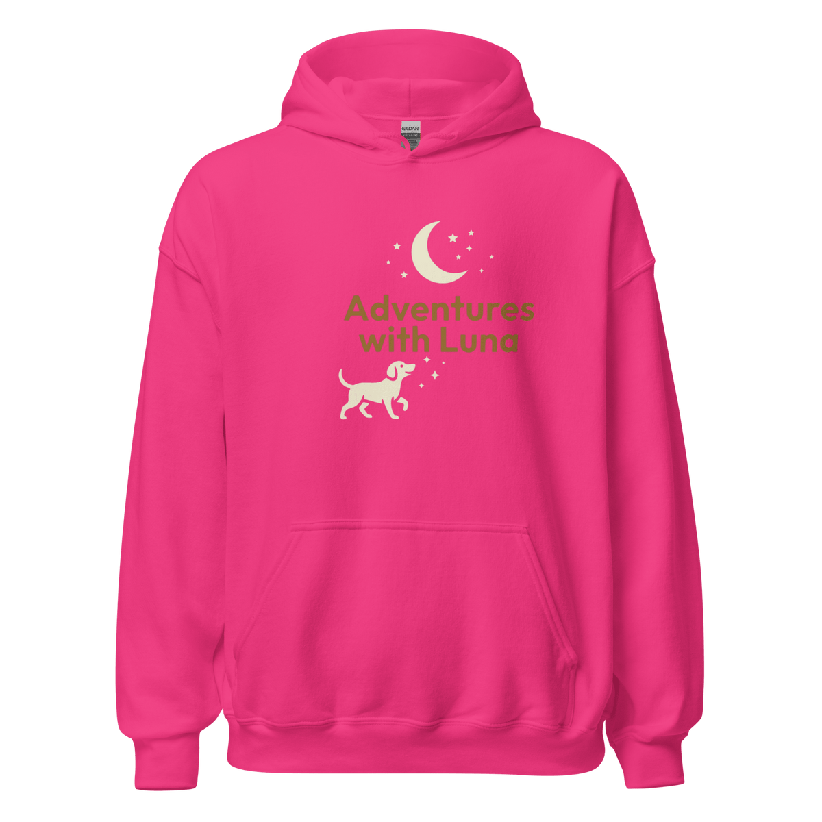 Night Walkies Unisex Hoodie - Adventures With Luna