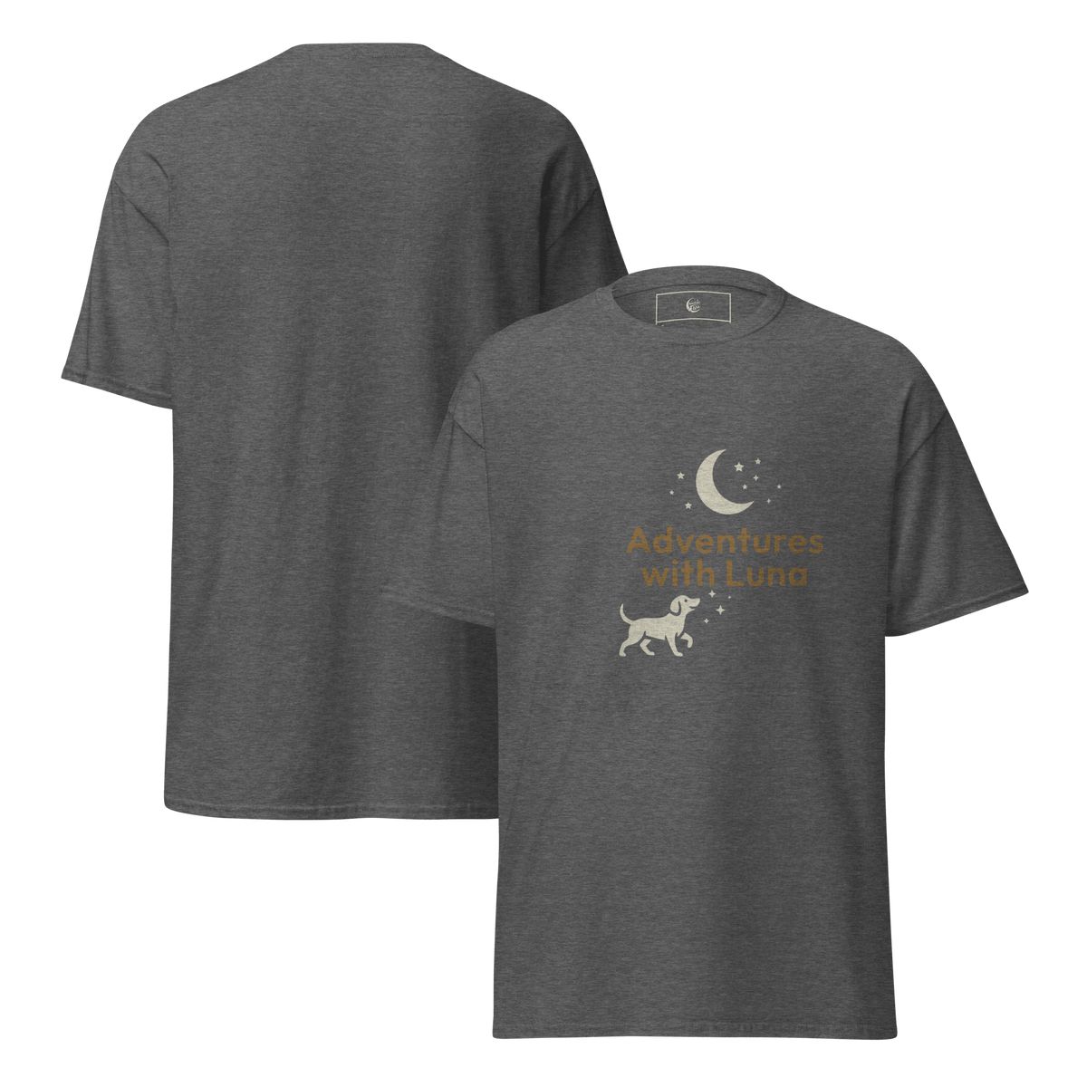 Night Walkies Unisex Tee - Adventures With Luna