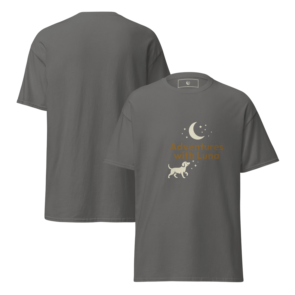 Night Walkies Unisex Tee - Adventures With Luna