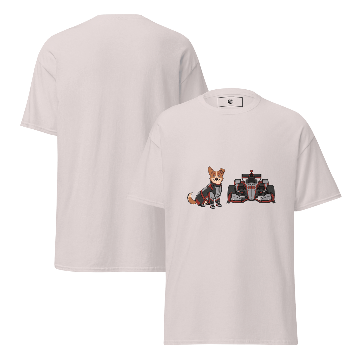 Open-Wheel Racer Luna Unisex Tee - Adventures With Luna