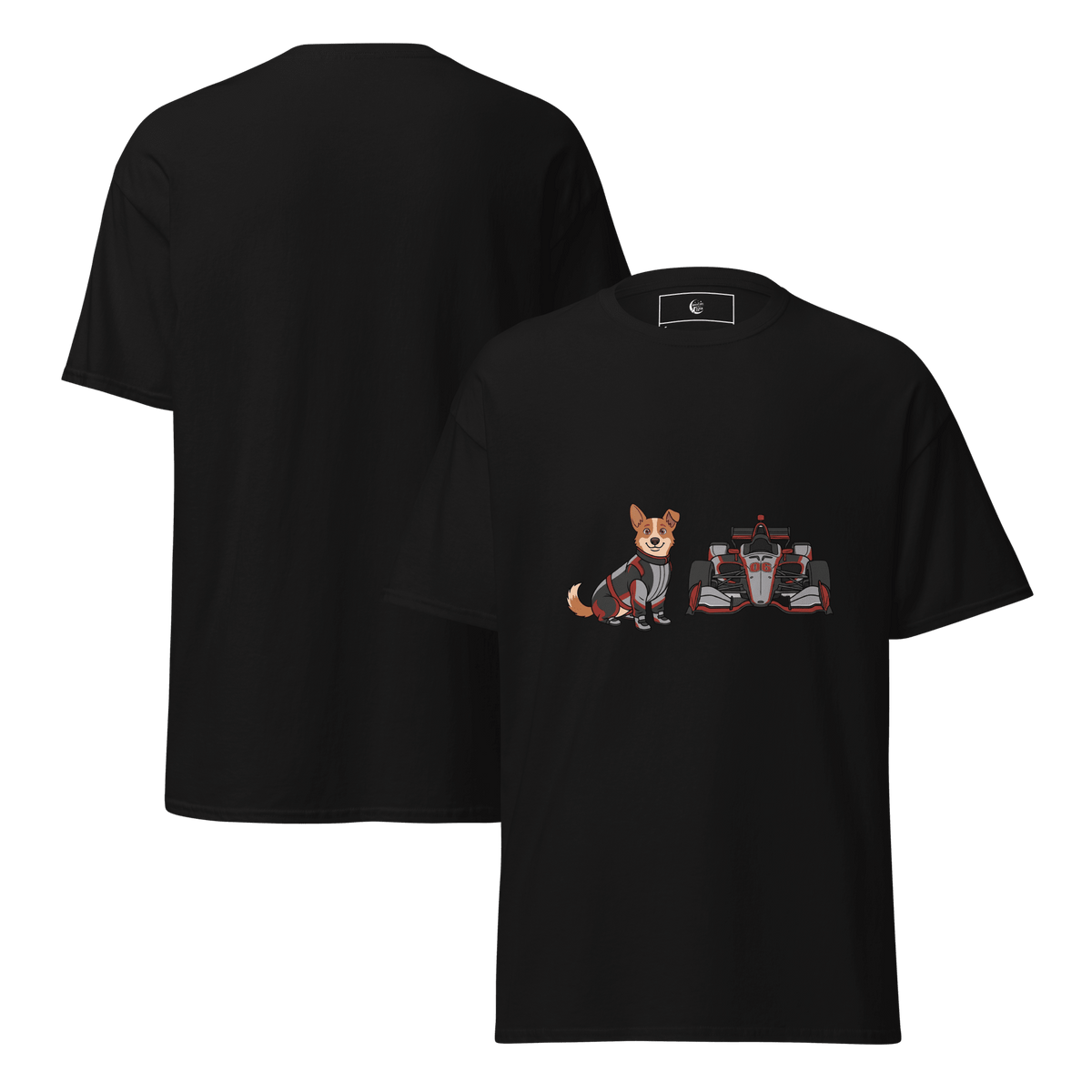 Open-Wheel Racer Luna Unisex Tee - Adventures With Luna