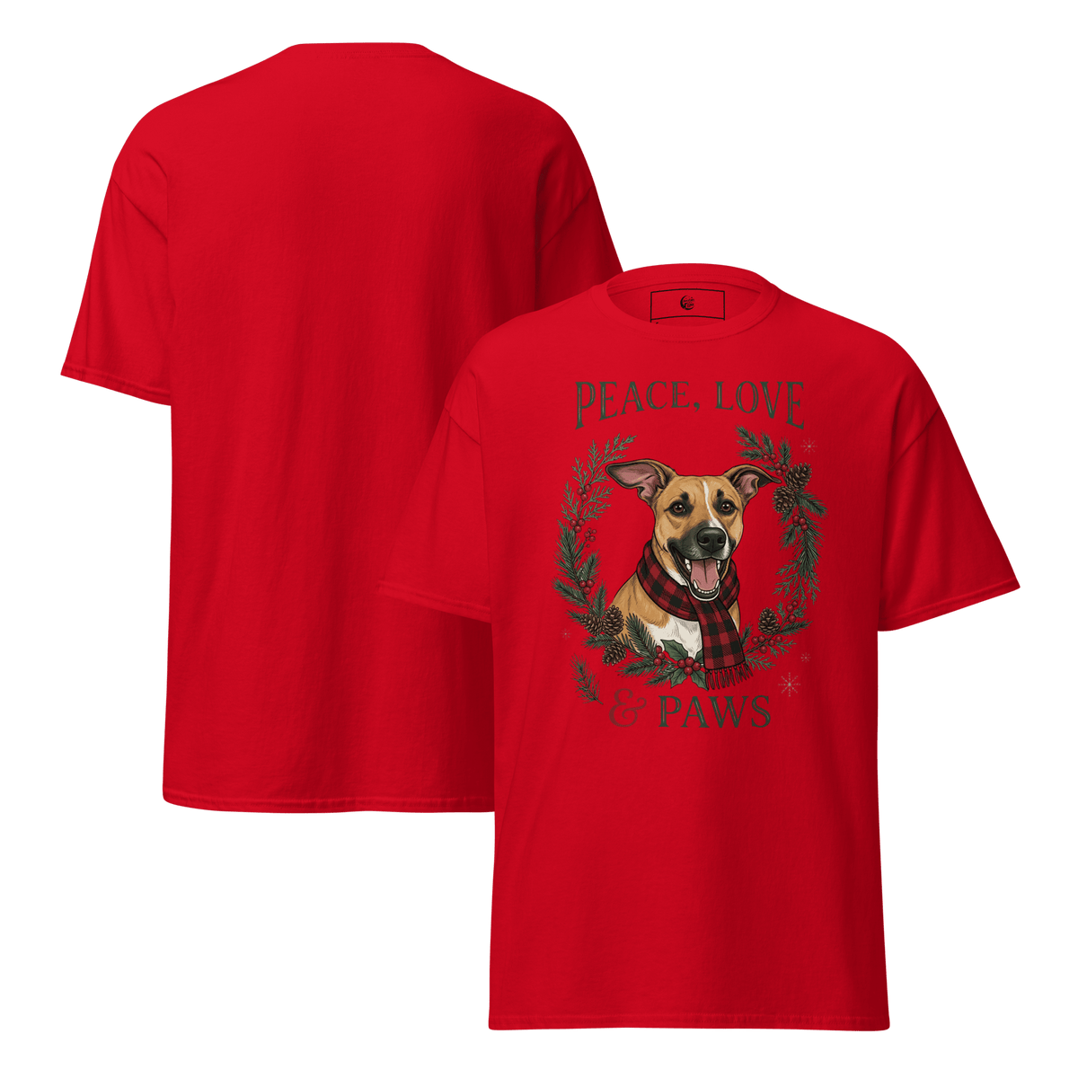 Peace Love & Paws Luna Unisex Tee - Adventures With Luna