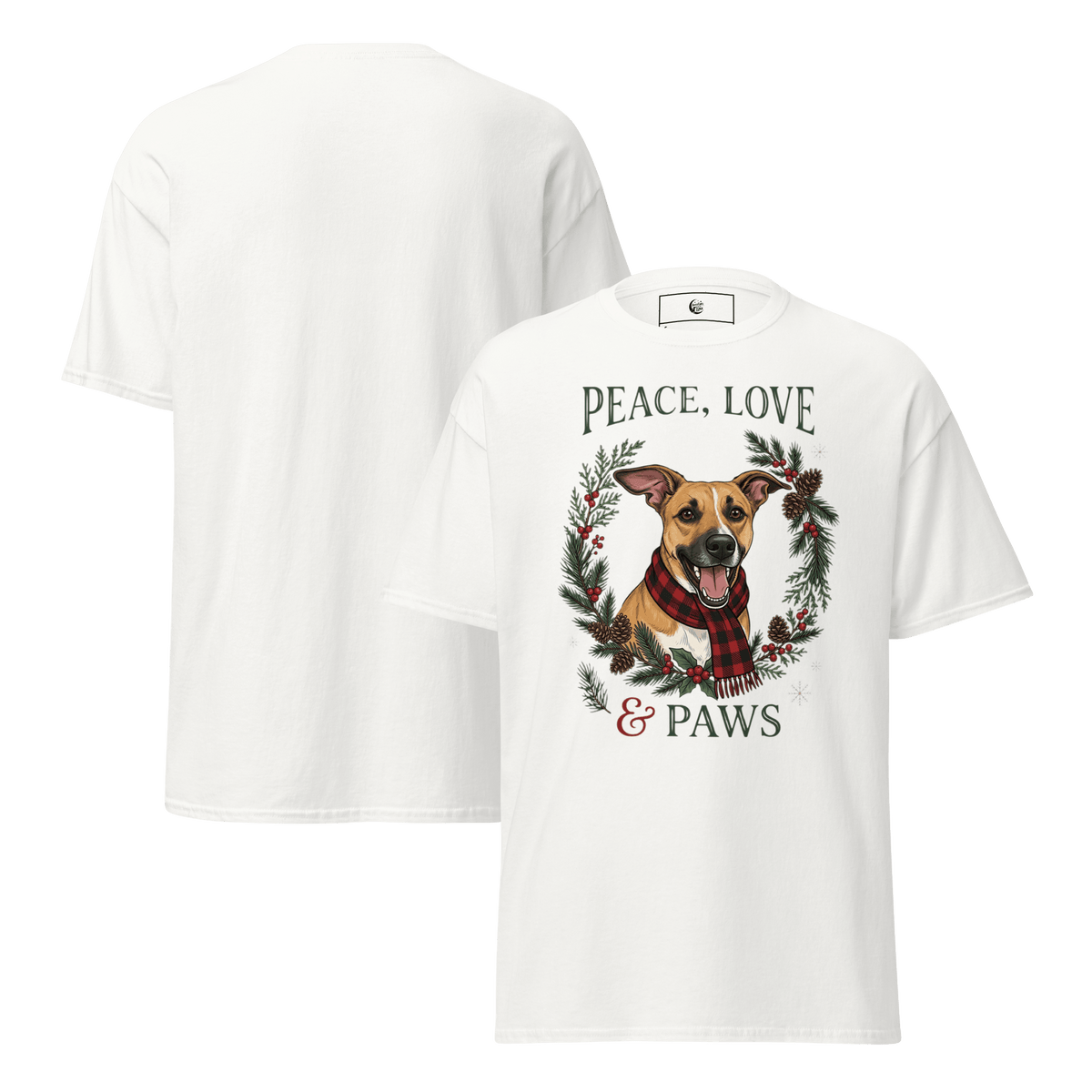 Peace Love & Paws Luna Unisex Tee - Adventures With Luna