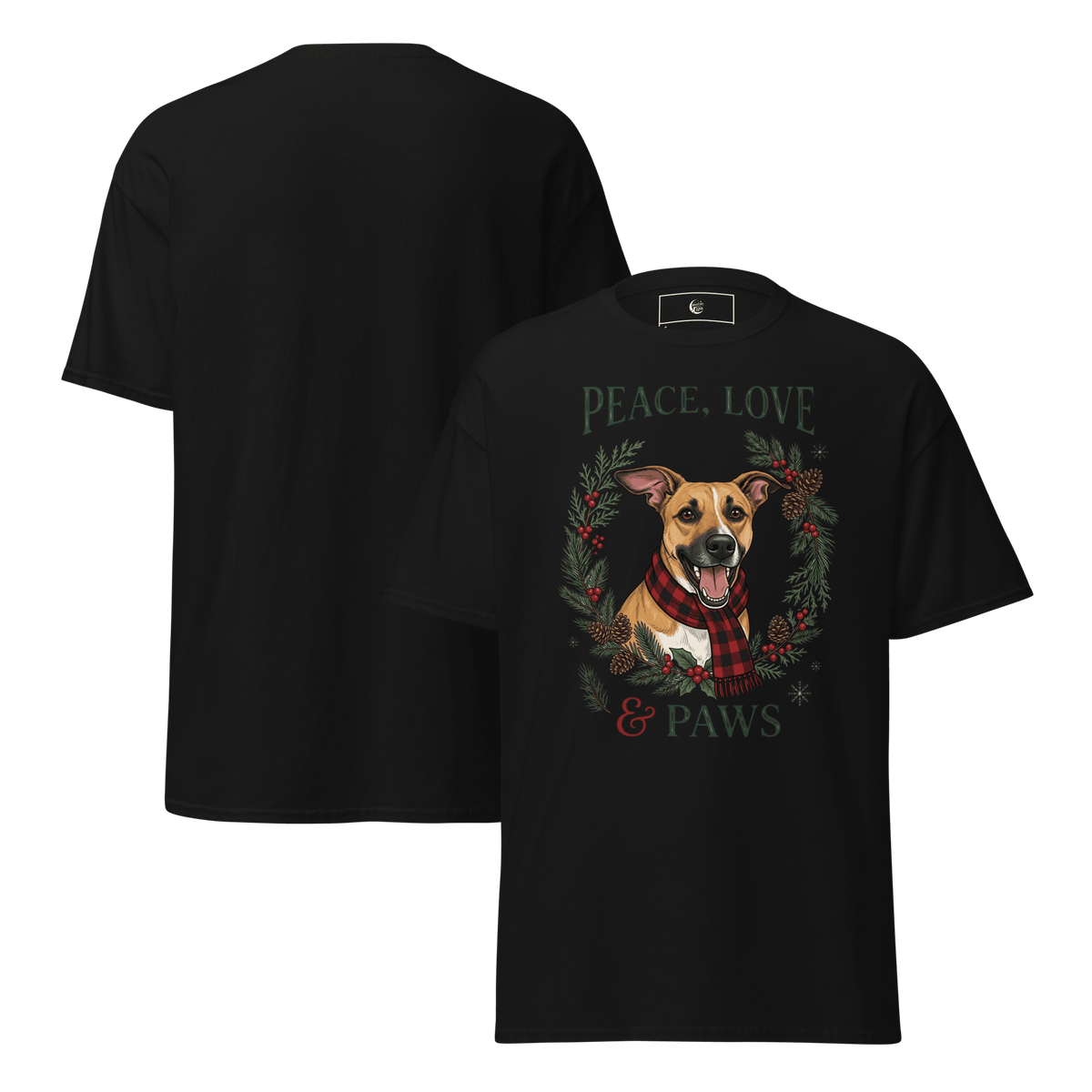 Peace Love & Paws Luna Unisex Tee - Adventures With Luna