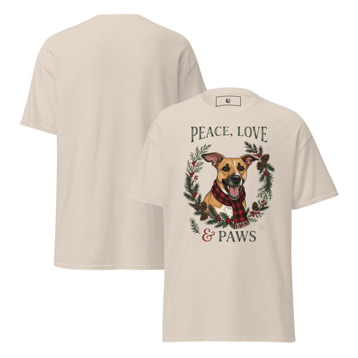 Peace Love & Paws Luna Unisex Tee - Adventures With Luna