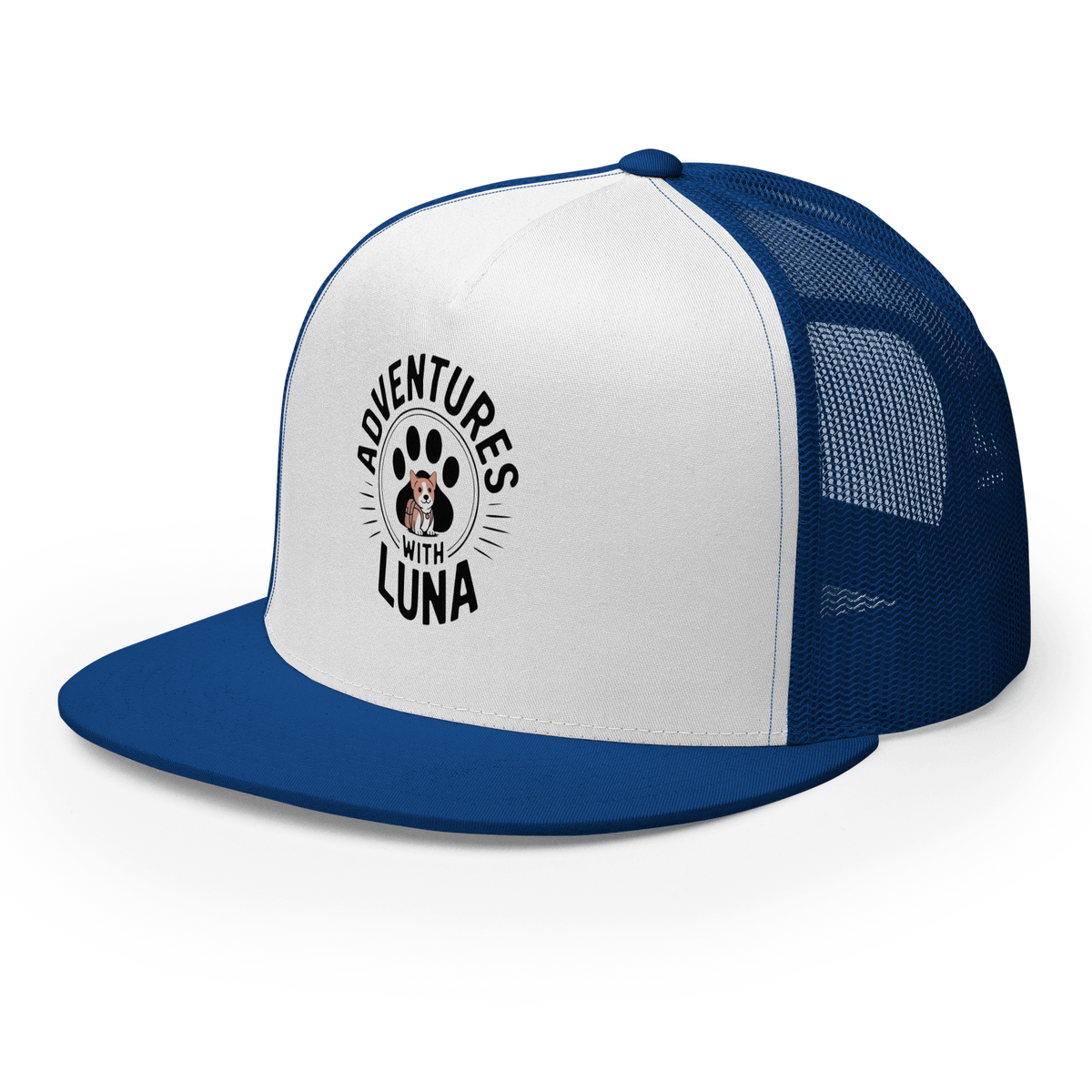 Puppy Luna Goes to School Trucker Cap - Adventures With Luna