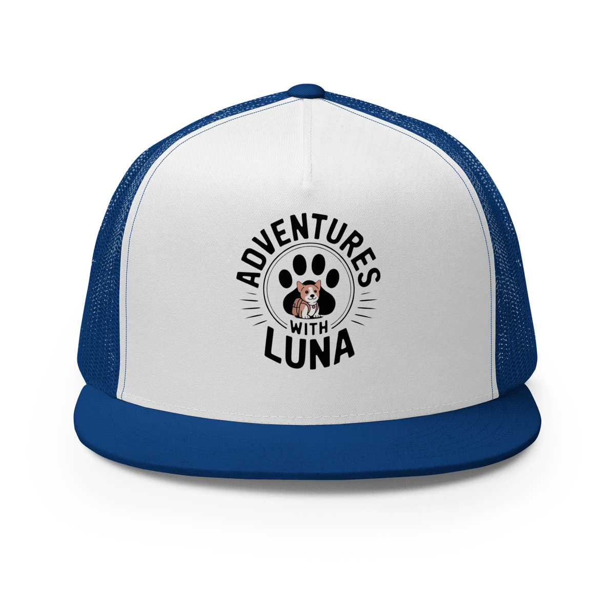 Puppy Luna Goes to School Trucker Cap - Adventures With Luna