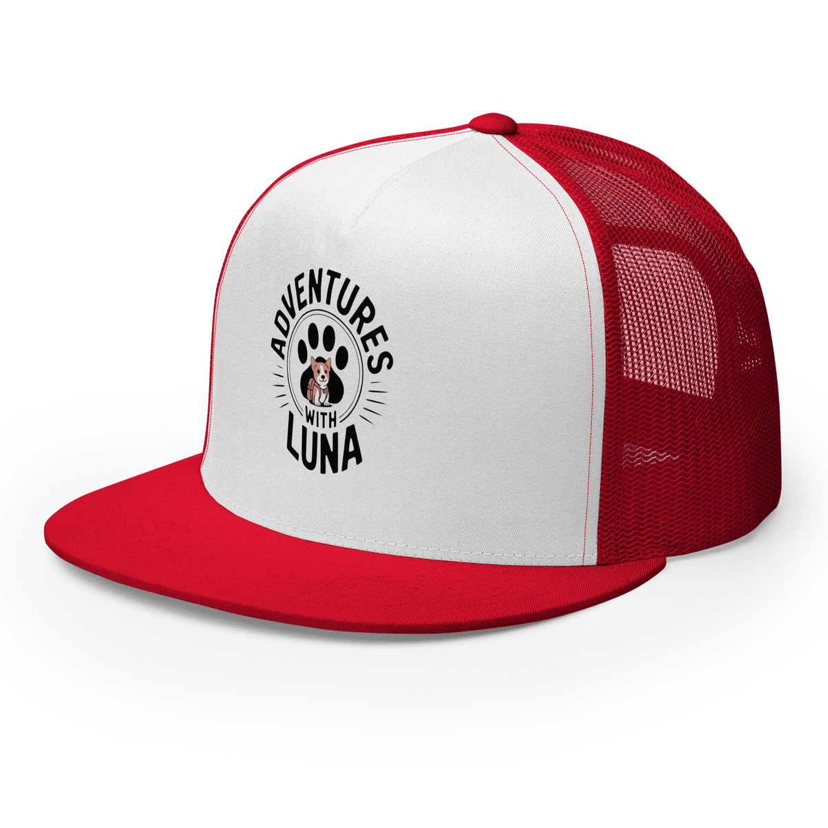 Puppy Luna Goes to School Trucker Cap - Adventures With Luna