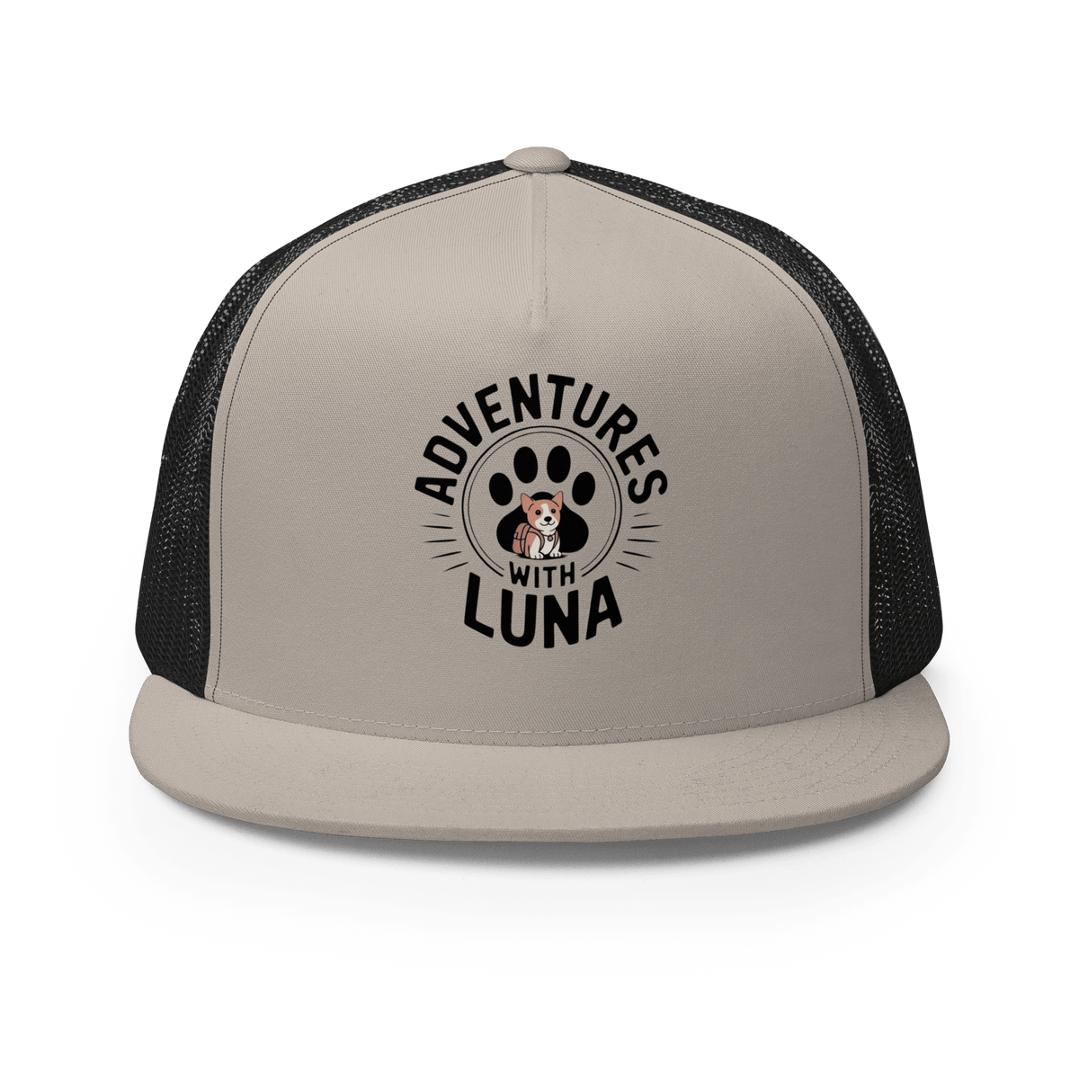 Puppy Luna Goes to School Trucker Cap - Adventures With Luna