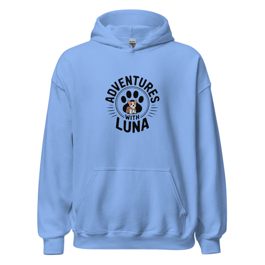 Puppy Luna Goes to School Unisex Hoodie - Adventures With Luna
