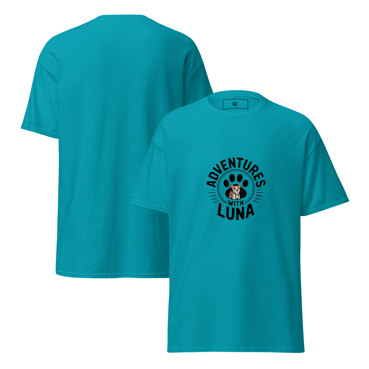 Puppy Luna Goes to School Unisex Tee - Adventures With Luna