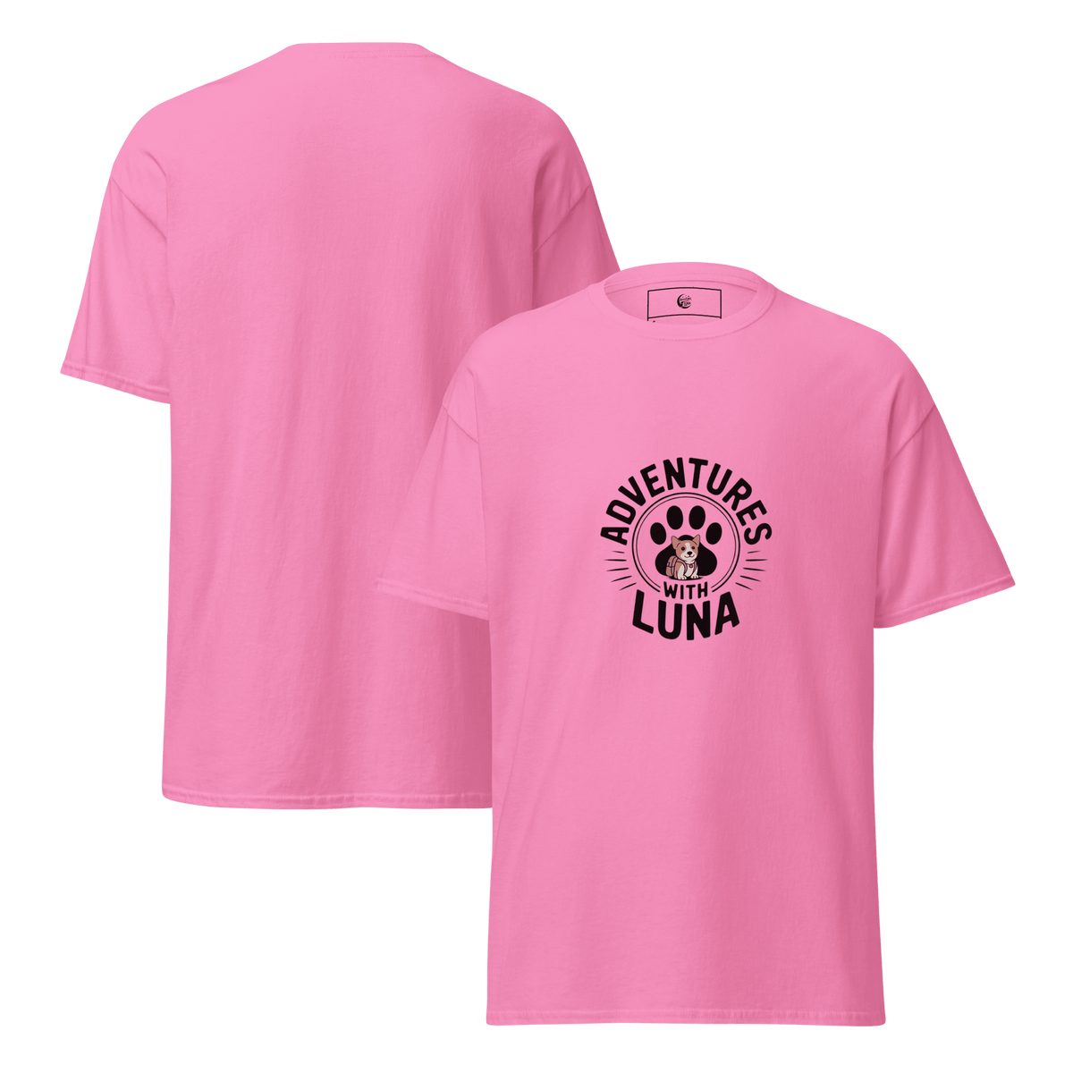 Puppy Luna Goes to School Unisex Tee - Adventures With Luna