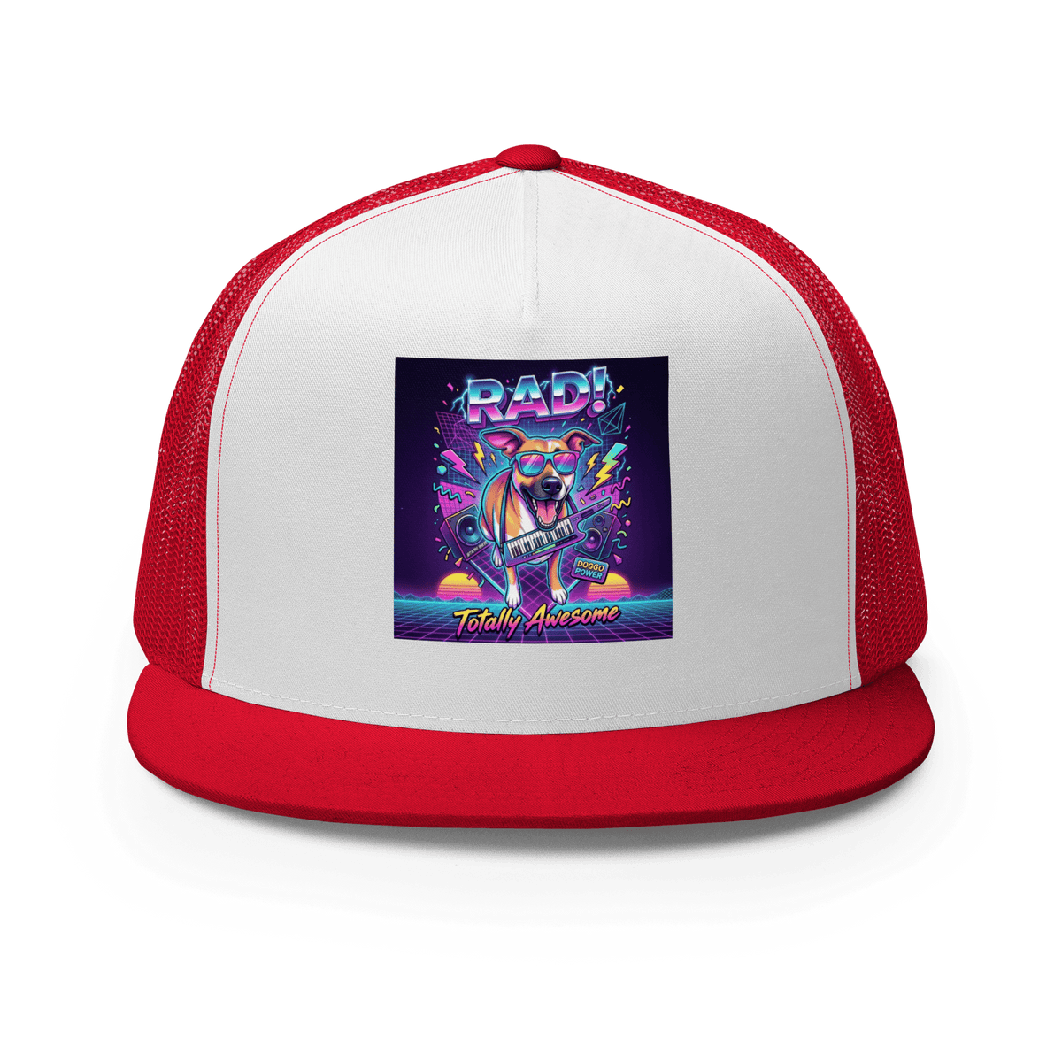 Rad! Retro 80s Luna Trucker Cap - Adventures With Luna