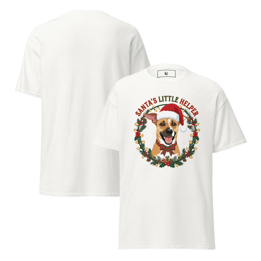Santa's Little Helper Luna Unisex Tee - Adventures With Luna