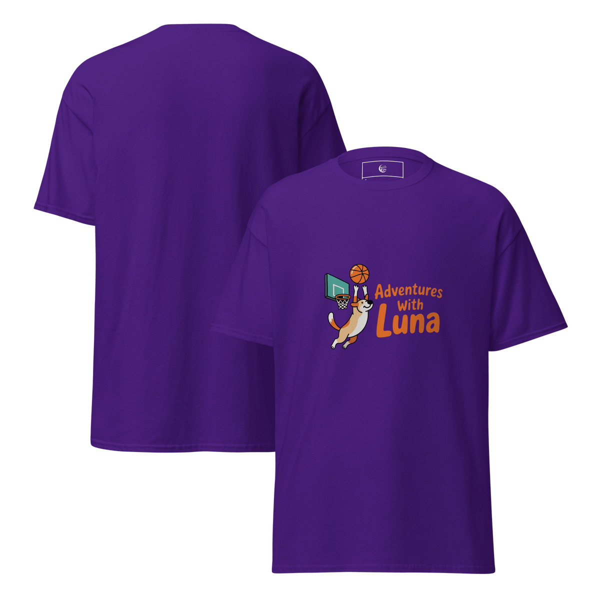 Slam Dunk Luna Unisex Tee - Adventures With Luna
