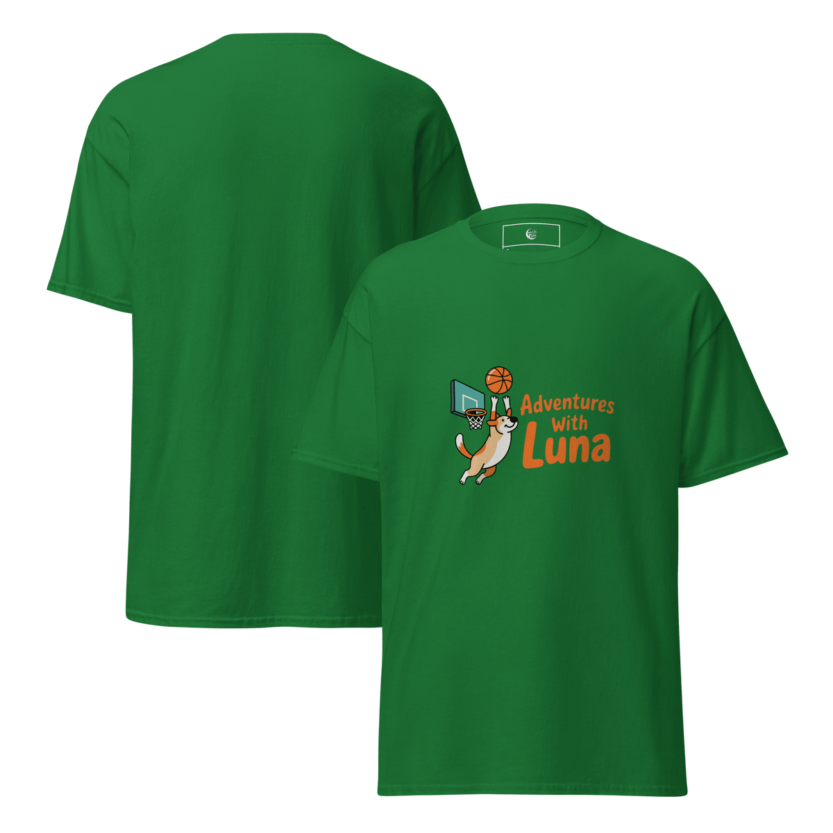Slam Dunk Luna Unisex Tee - Adventures With Luna
