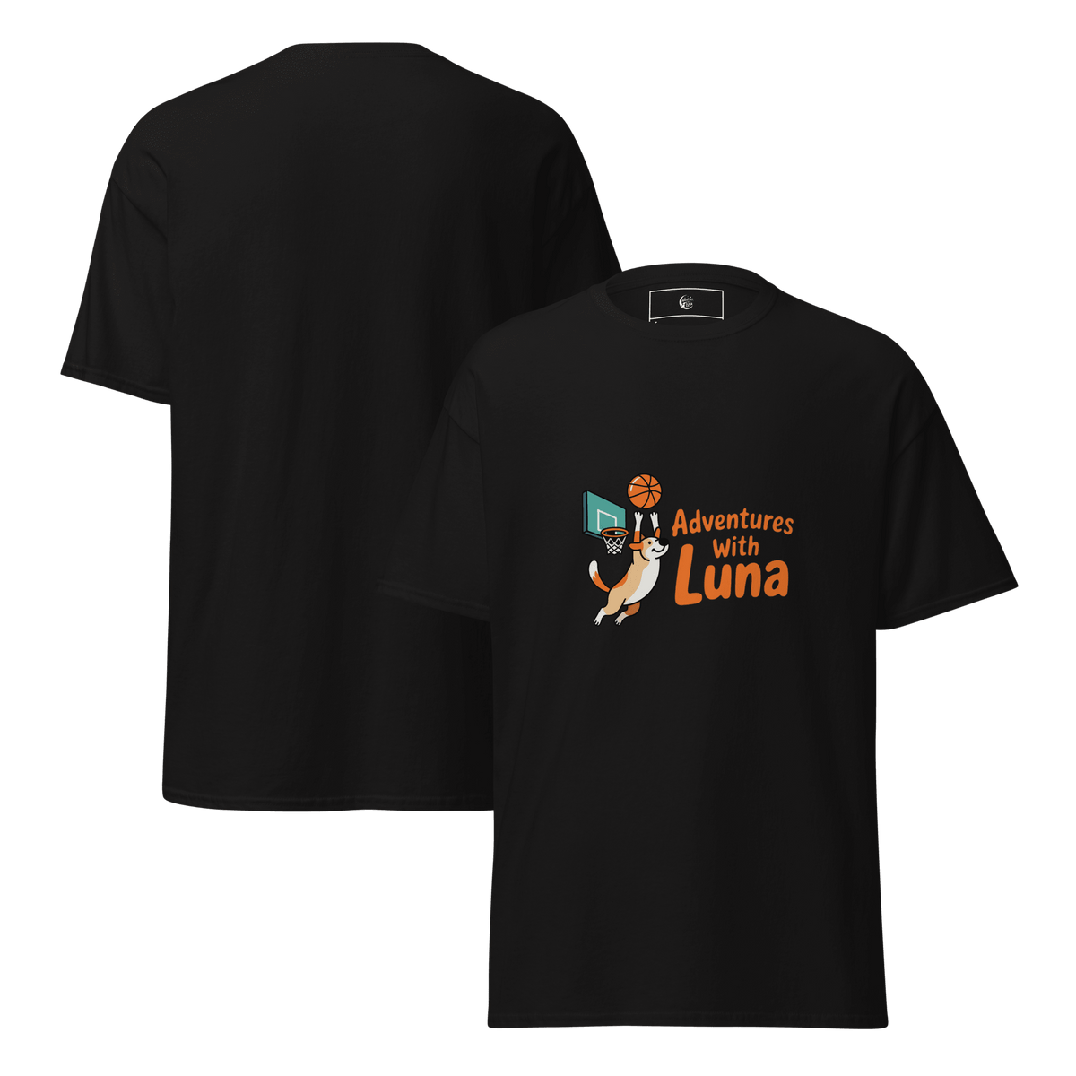 Slam Dunk Luna Unisex Tee - Adventures With Luna