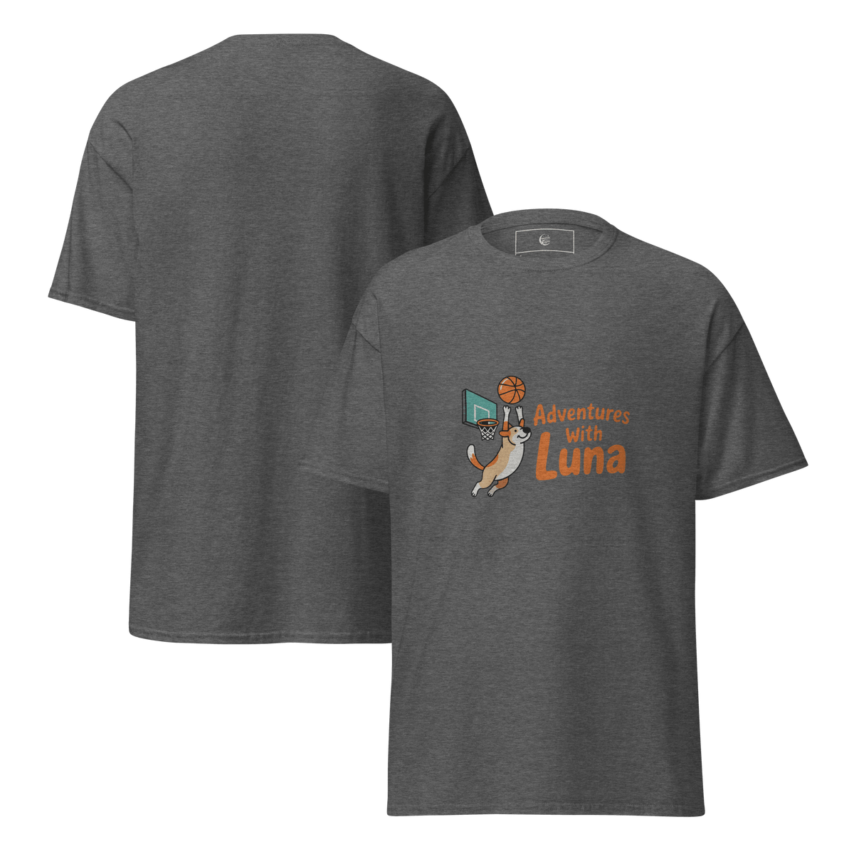 Slam Dunk Luna Unisex Tee - Adventures With Luna