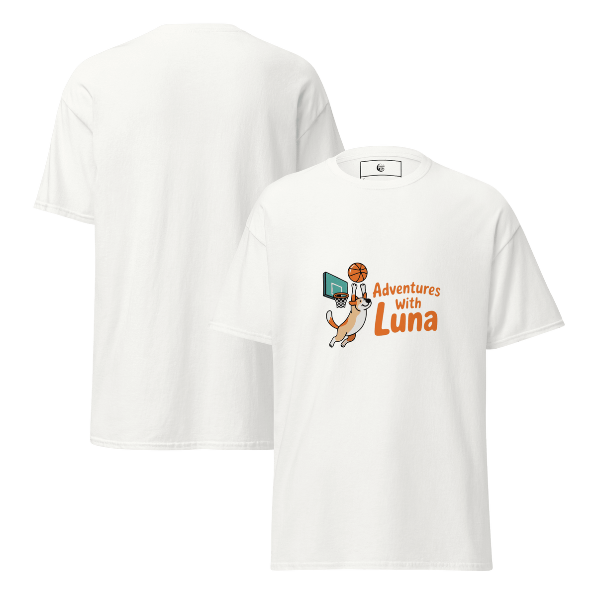 Slam Dunk Luna Unisex Tee - Adventures With Luna