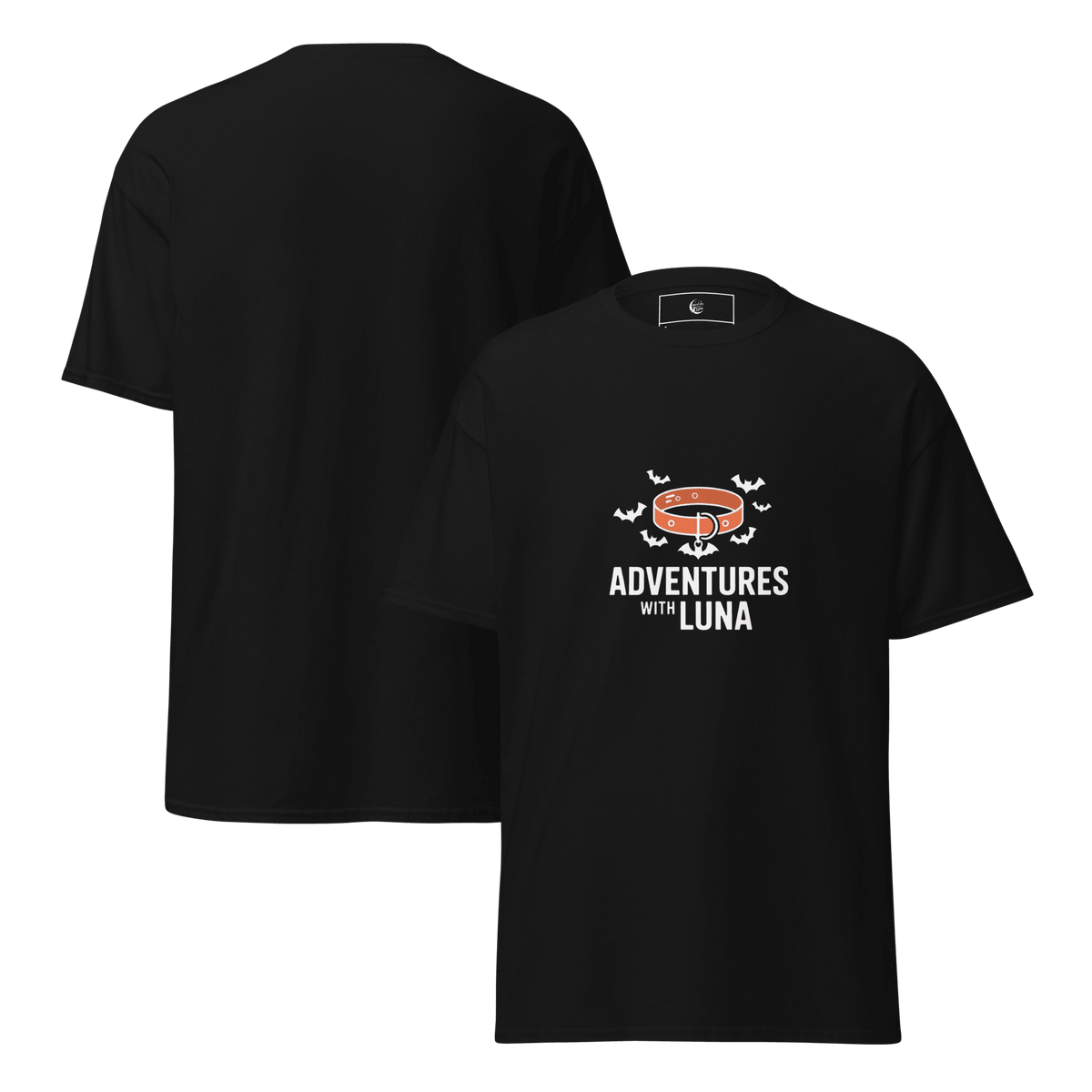 Spooky Collar Unisex Tee - Adventures With Luna
