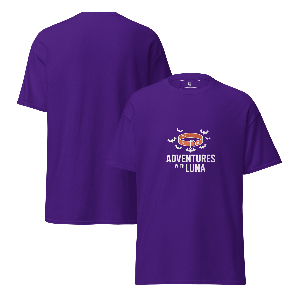 Spooky Collar Unisex Tee - Adventures With Luna