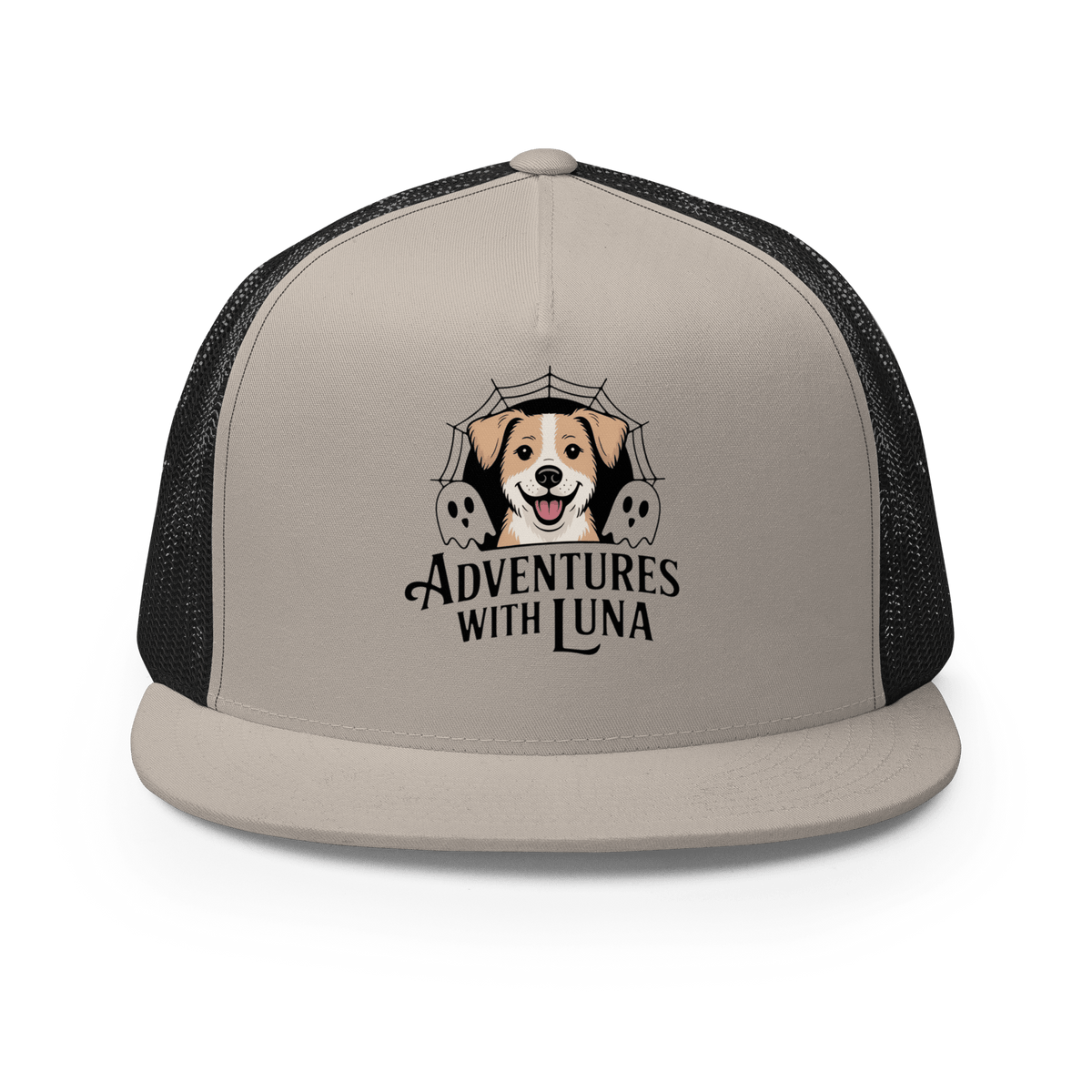 Spooky Puppy Luna Trucker Cap - Adventures With Luna