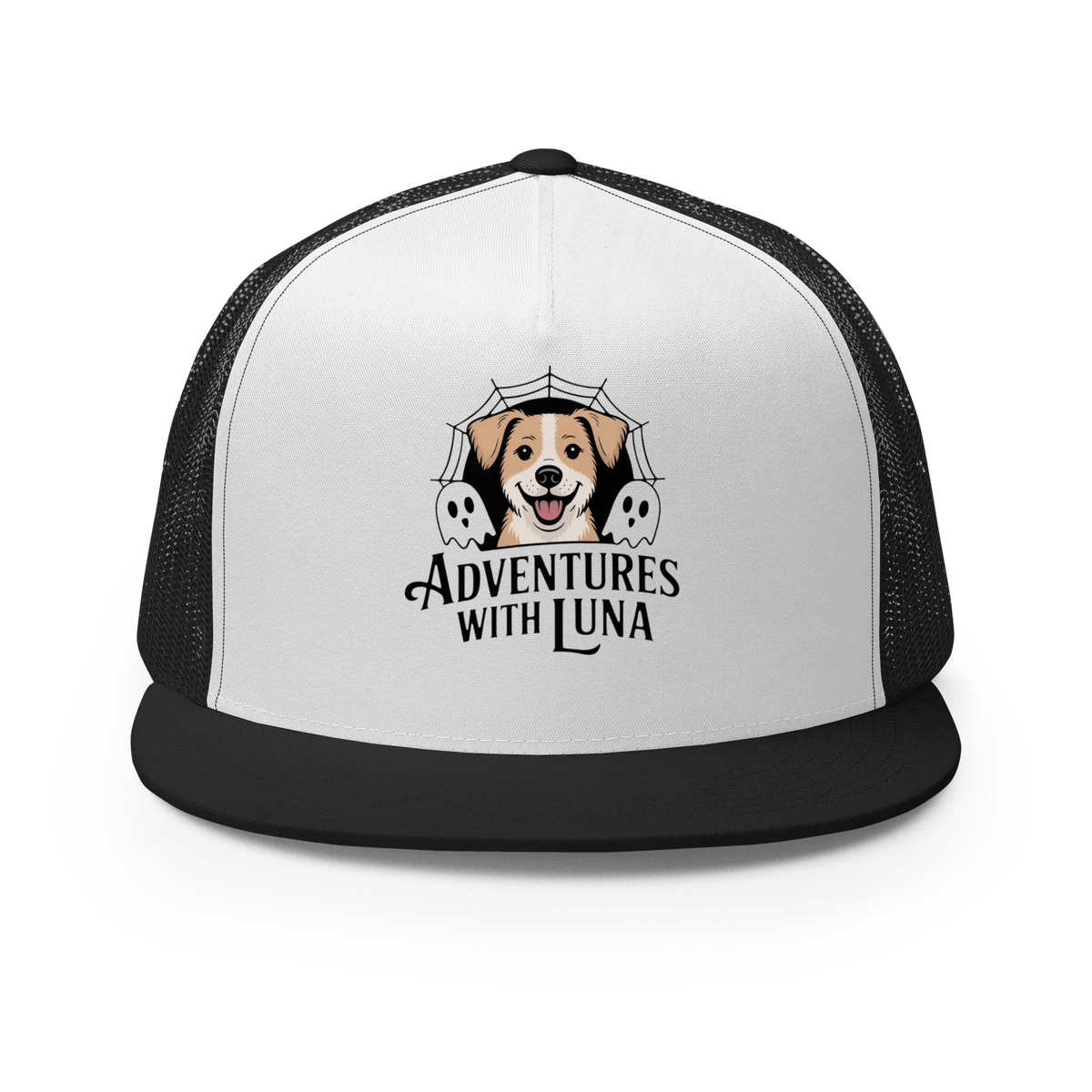 Spooky Puppy Luna Trucker Cap - Adventures With Luna