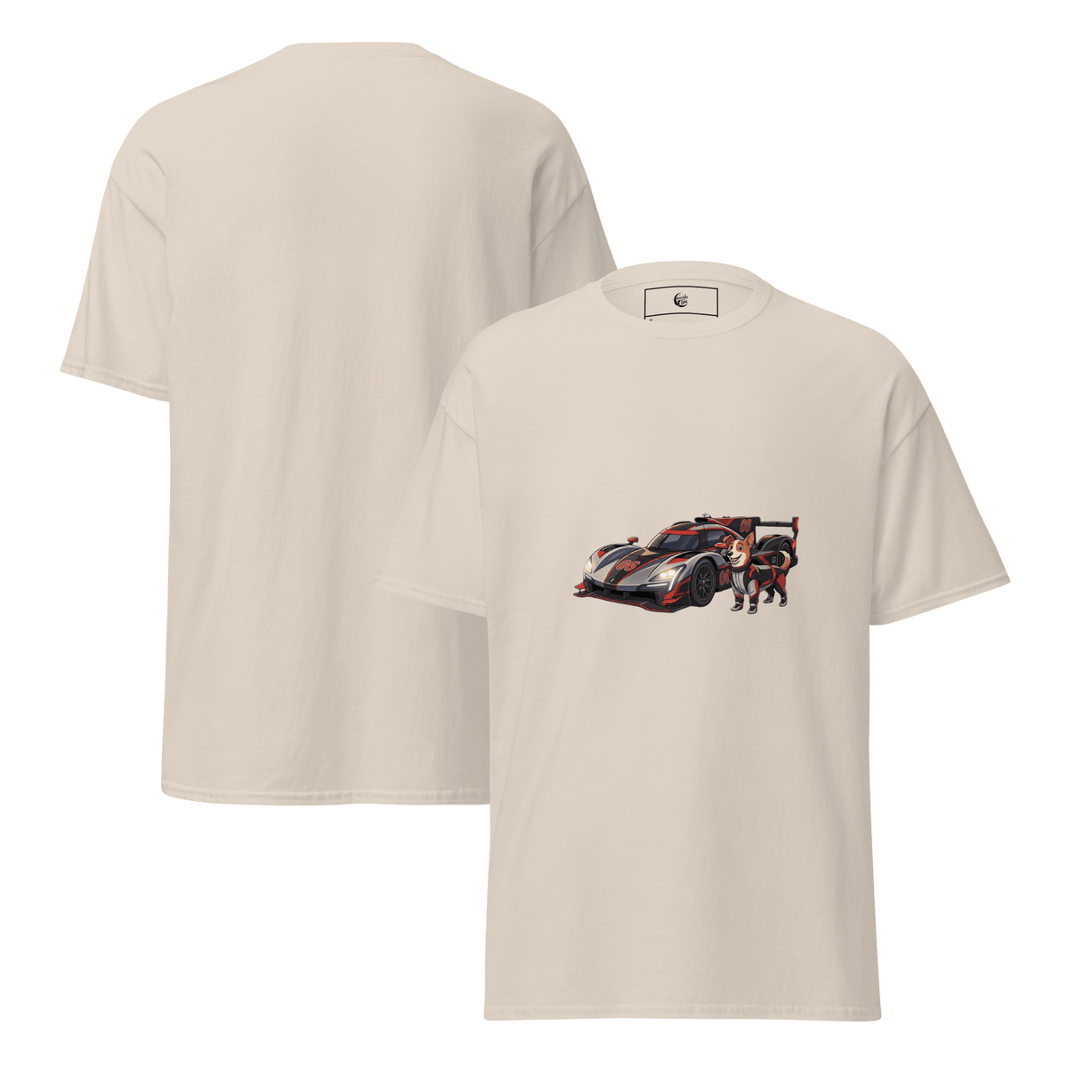 Sportscar Racer Luna Unisex Tee - Adventures With Luna