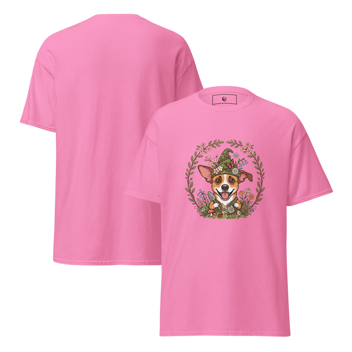 Spring Gnome Puppy Unisex Tee - Adventures With Luna