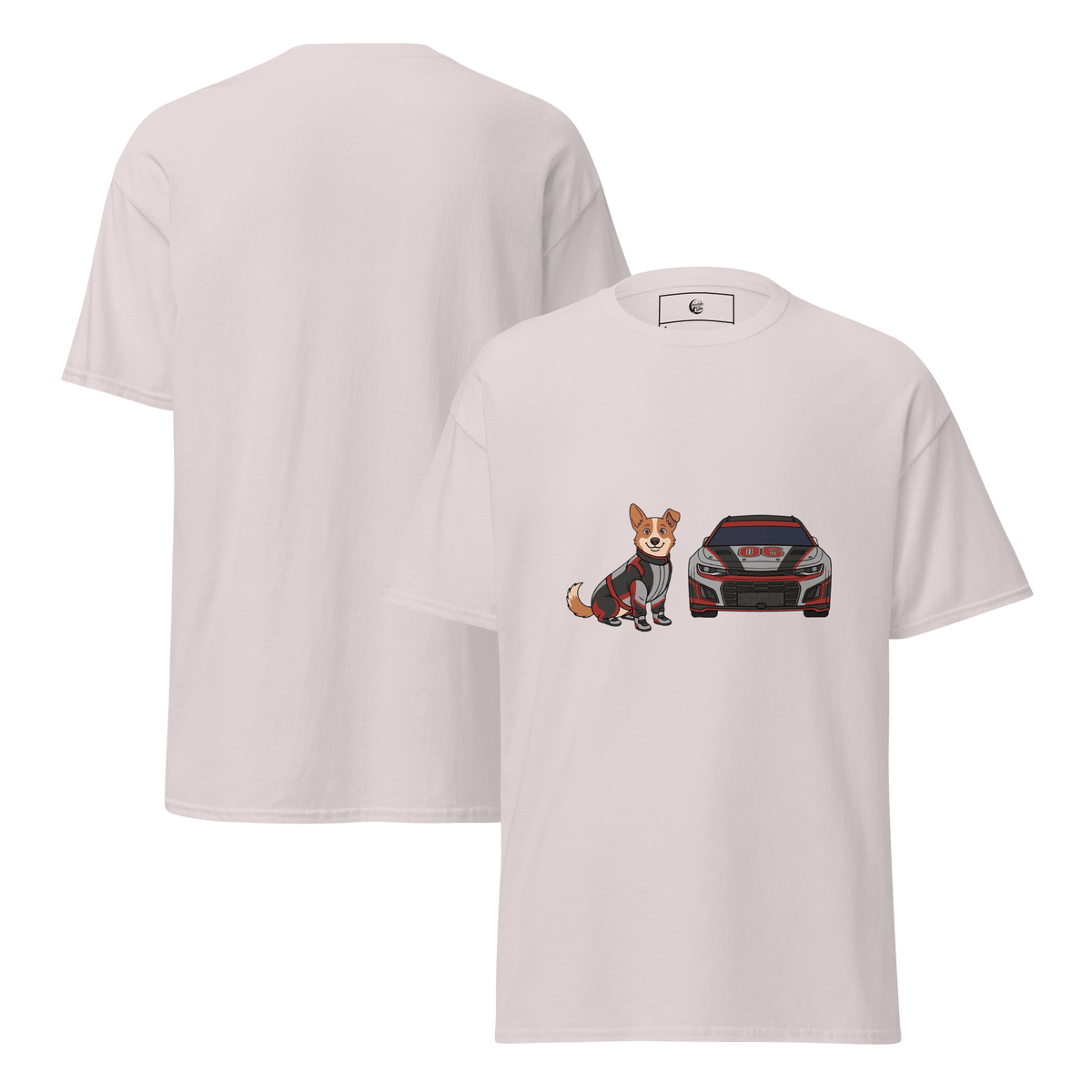 Stock Car Racer Luna Unisex Tee - Adventures With Luna