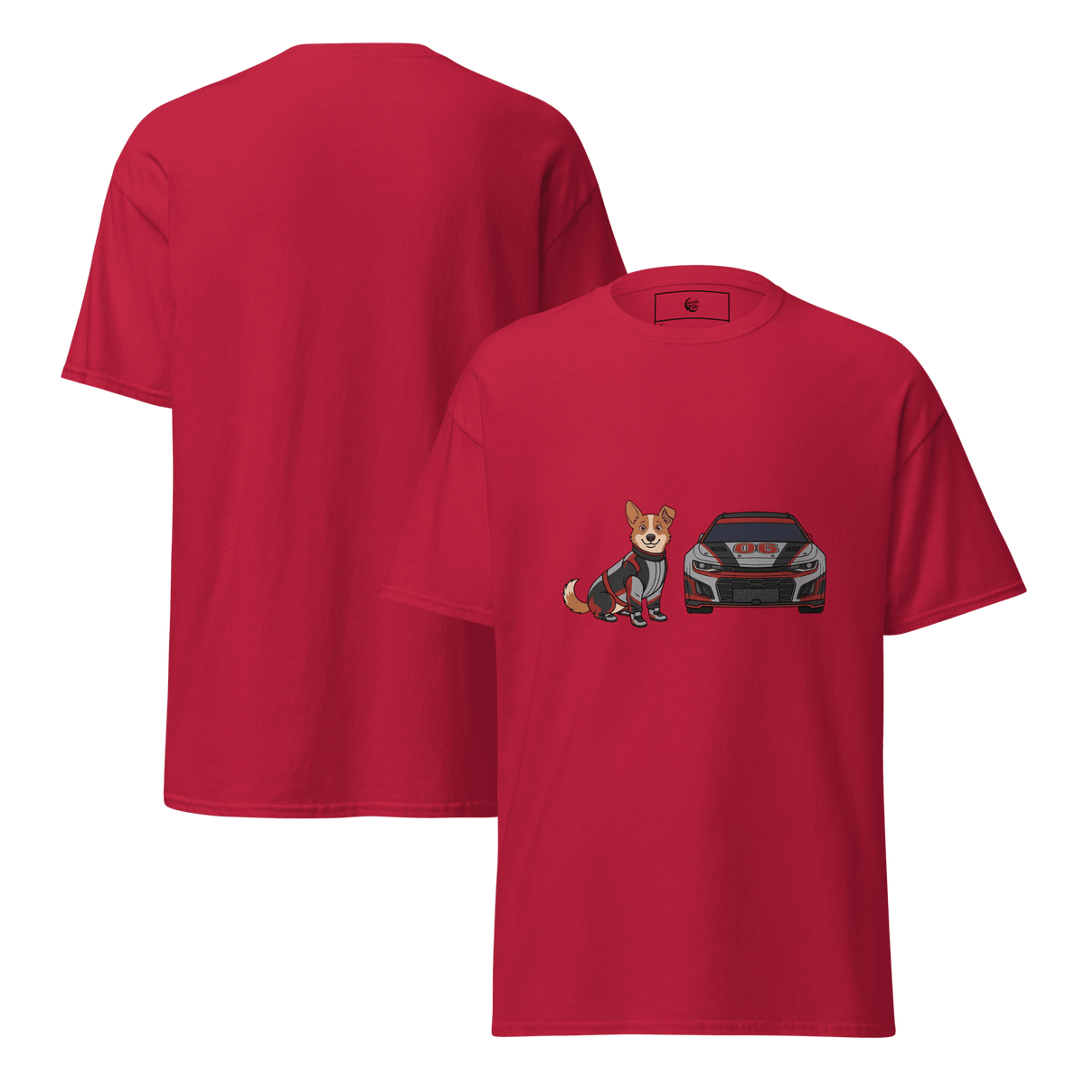 Stock Car Racer Luna Unisex Tee - Adventures With Luna