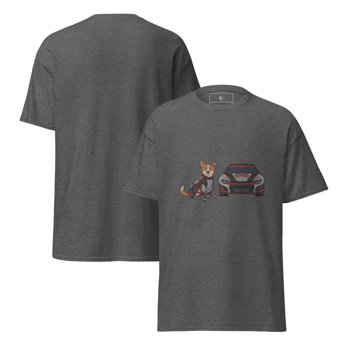 Stock Car Racer Luna Unisex Tee - Adventures With Luna