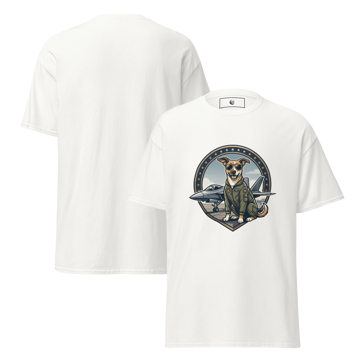Top Gun Pup Unisex Tee - Adventures With Luna