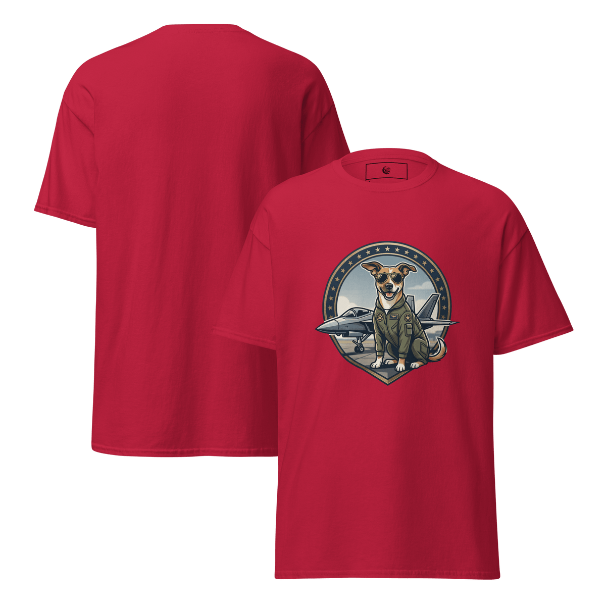 Top Gun Pup Unisex Tee - Adventures With Luna