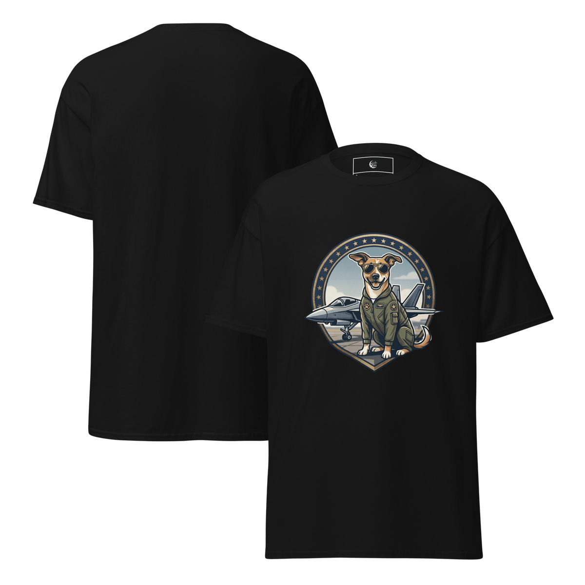 Top Gun Pup Unisex Tee - Adventures With Luna