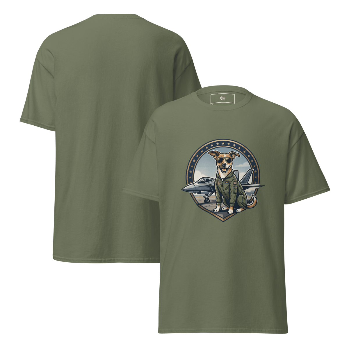 Top Gun Pup Unisex Tee - Adventures With Luna