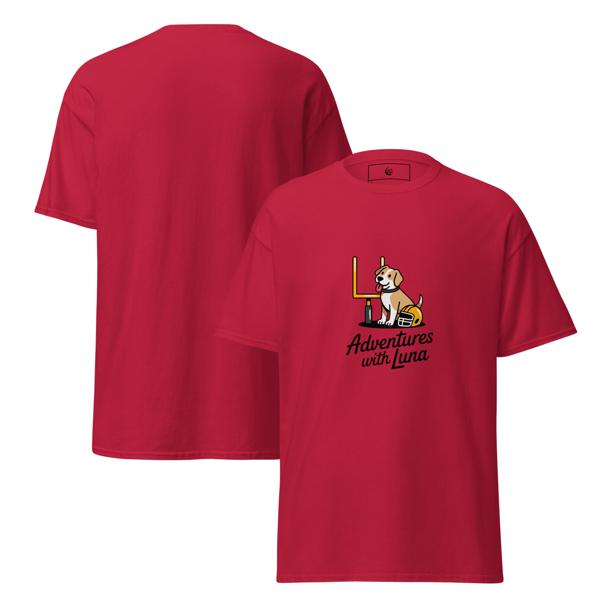 Touchdown Luna Unisex Tee - Adventures With Luna