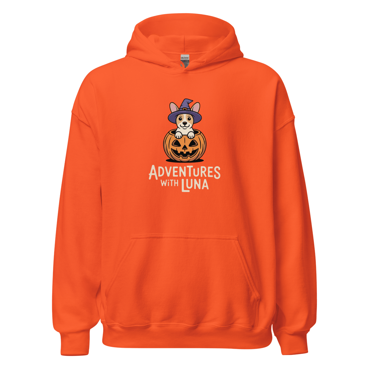 Trick or Treat Puppy Luna Unisex Hoodie - Adventures With Luna