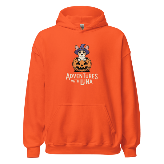 Trick or Treat Puppy Luna Unisex Hoodie - Adventures With Luna