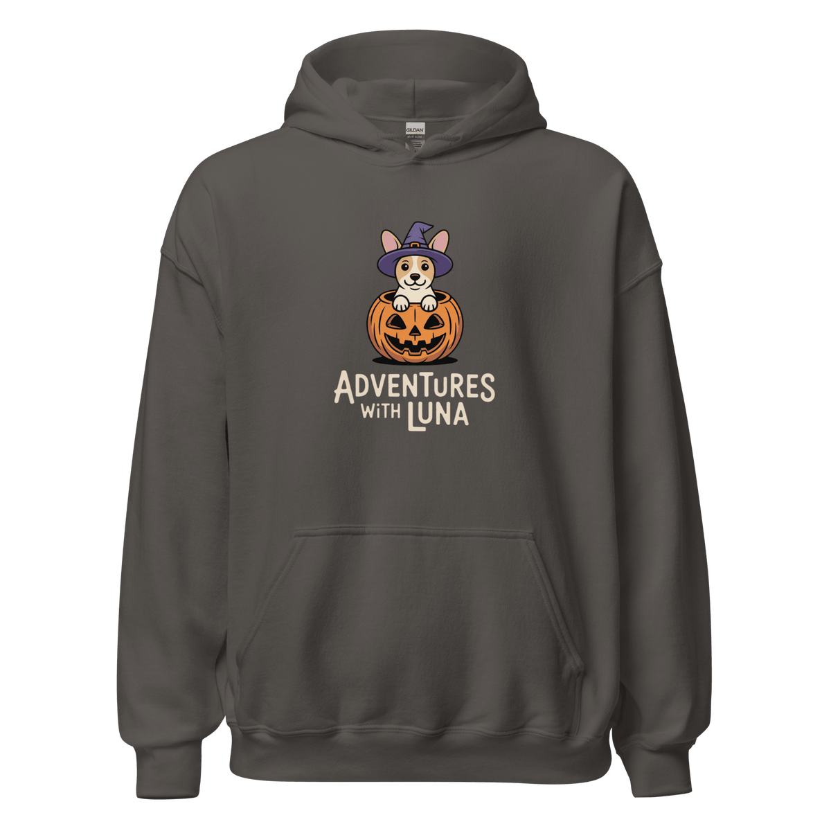 Trick or Treat Puppy Luna Unisex Hoodie - Adventures With Luna