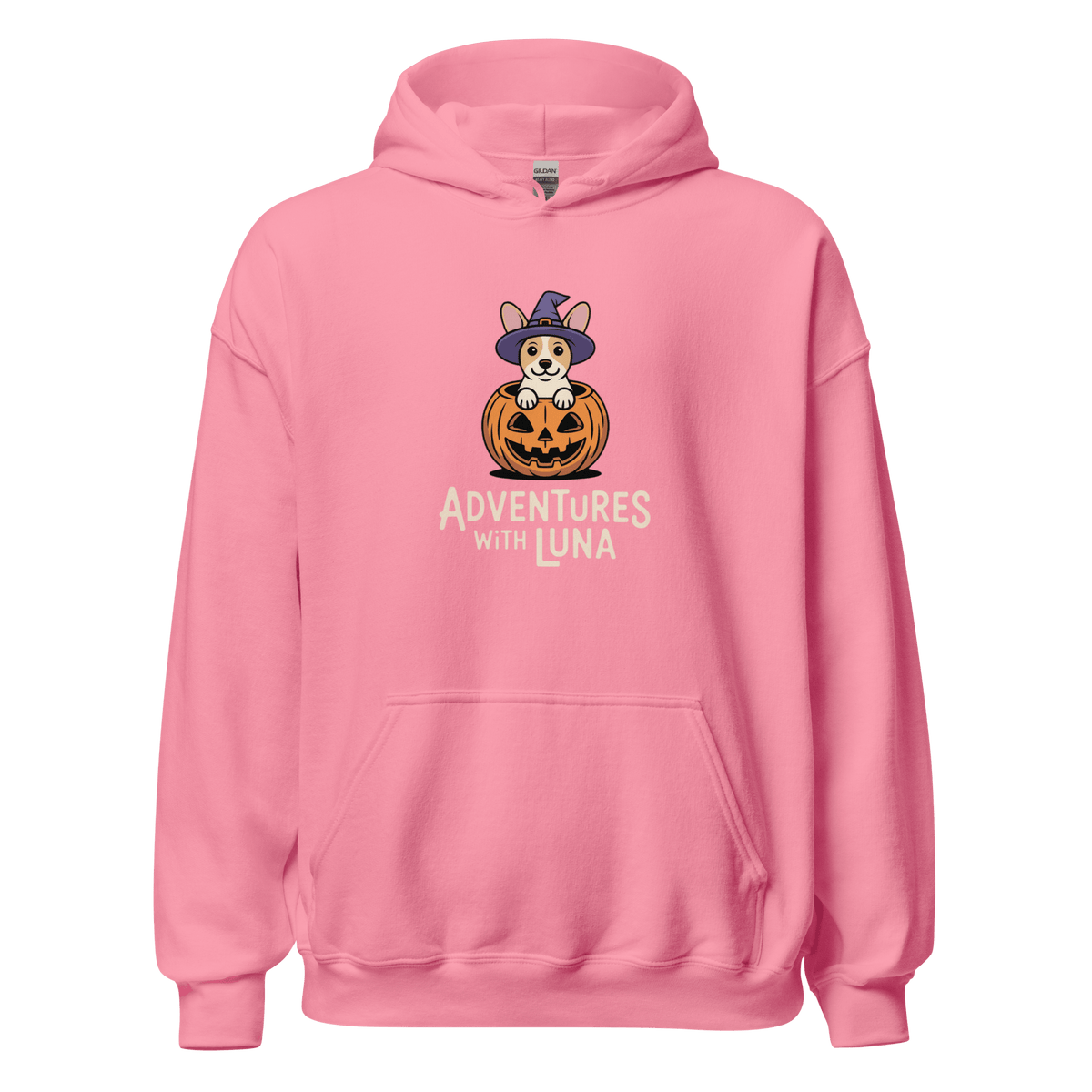 Trick or Treat Puppy Luna Unisex Hoodie - Adventures With Luna