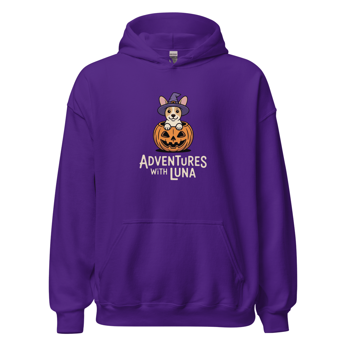 Trick or Treat Puppy Luna Unisex Hoodie - Adventures With Luna
