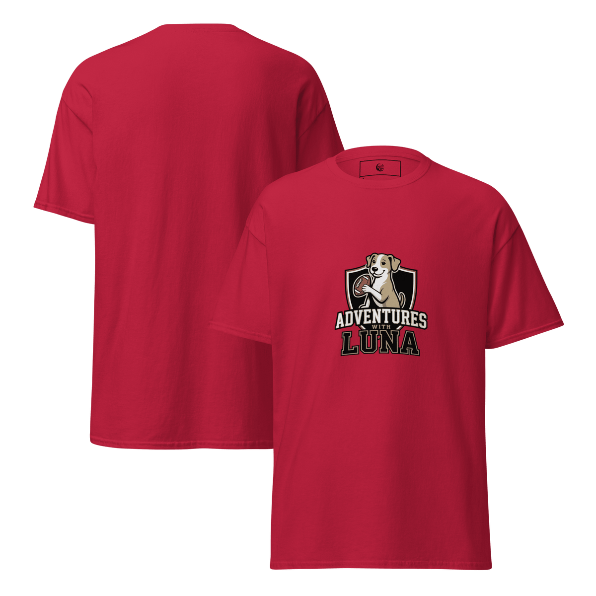 Varsity Luna Unisex Tee - Adventures With Luna